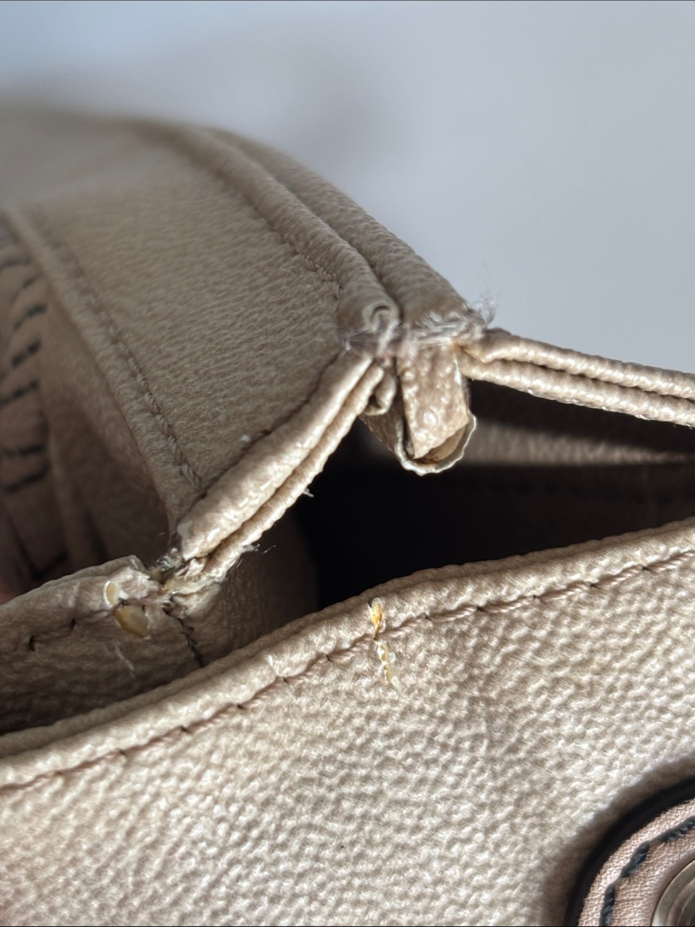 Loewe Anagram Shoulder Bag Kite Satchel Coated Canvas & Leather Tote - Picture 15 of 16